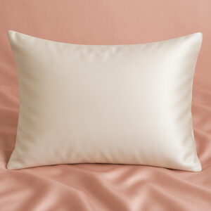 Hodvábna návliečka na vankúš 40x60 - biela