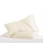 Hodvábna návliečka na vankúš 40x60 - Biela