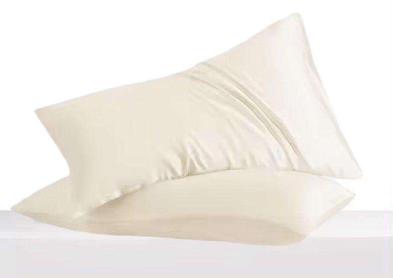 Hodvábna návliečka na vankúš 40x60 - Biela
