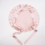 Hodvábny zaväzovací bonnet Classic – ružový